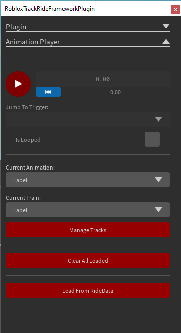 Plugin Animation Player Tab