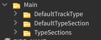 Track Sections Data